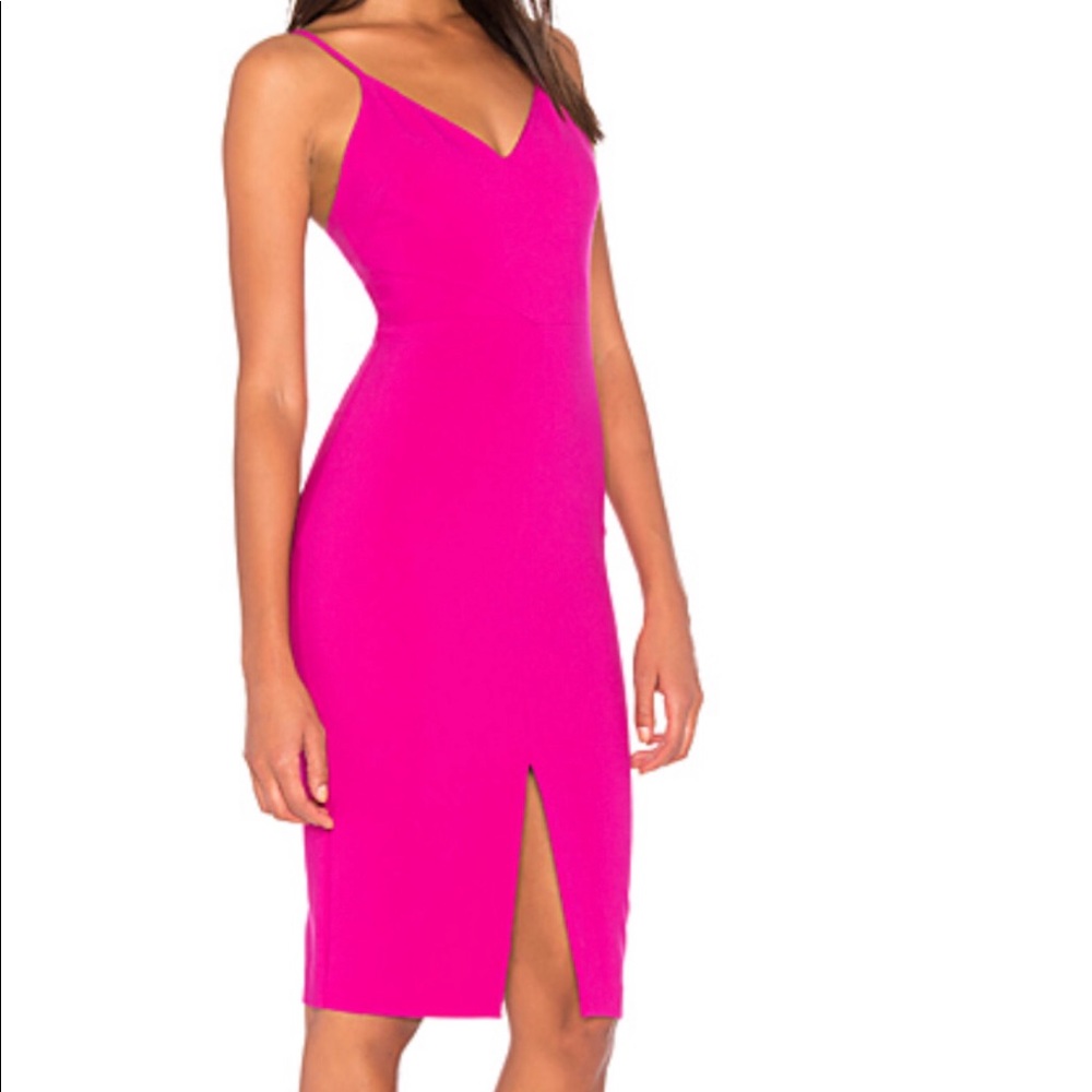 Likely hot pink dress